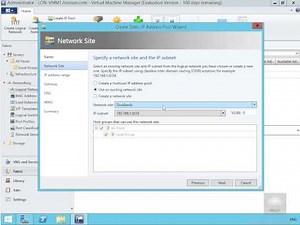 20409 Demo28 Configuring Virtual Network Components In VMM
