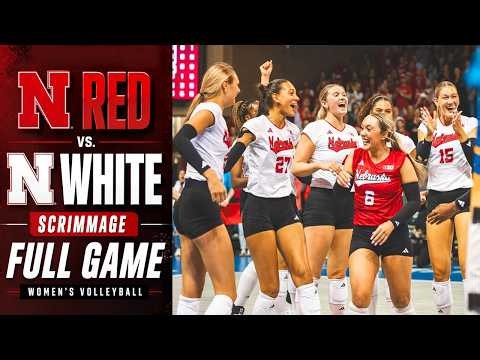 Red vs White Scrimmage [FULL GAME] Women's Volleyball | 2026 Nebraska Volleyball
