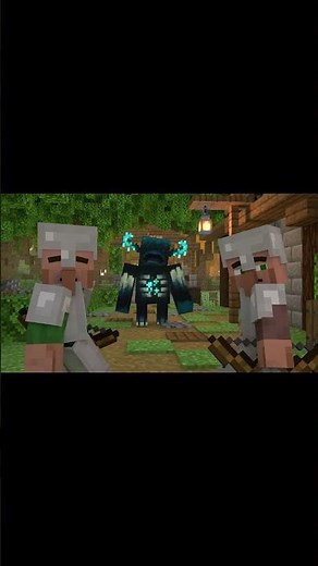 Villagers vs Warden FIGHT Minecraft Animation Life #minecraft #minecraftanimation #warden #villager