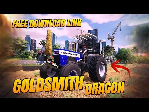 Goldsmith Dragon mod free download fs22 Realistic Farming 😍 | Indian tractor mods graphic