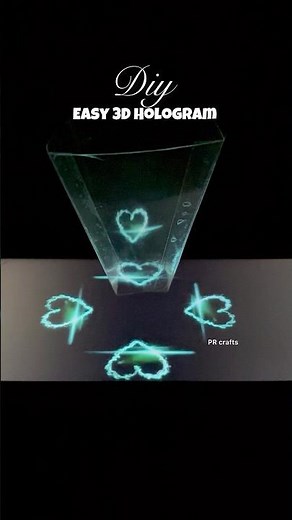 DIY 3D hologram video 😱||#hologram #hologramvideo #diy #trendingshorts #tutorial #youtubeshorts