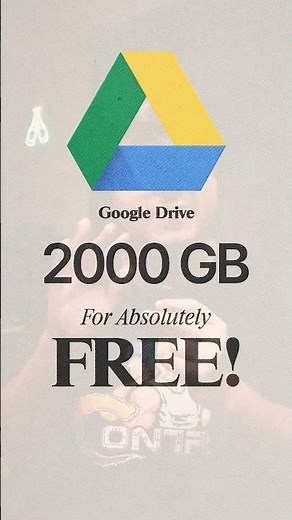 Free 2 TB Google Drive Storage!