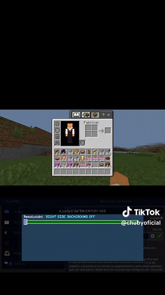 Inventario en la Pantalla: Textura para Organizar tu Inventario en Minecraft