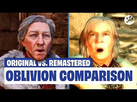 Oblivion Graphics Comparison - Original VS. Remastered