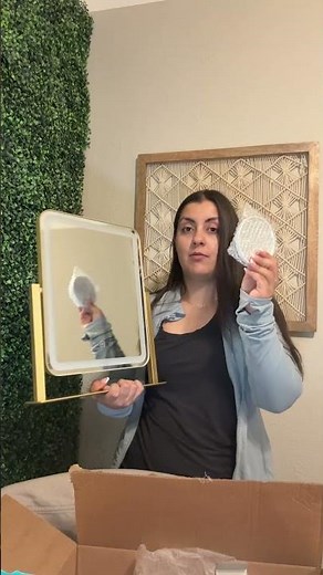 UNBOXING My New Large Lighted Mirror | Complete Review & First Impressions