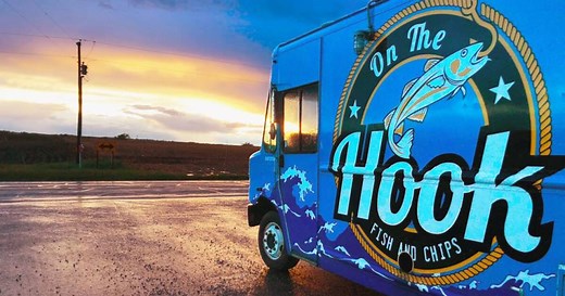 On The Hook - Fish and Chips Food Truck docks in Billings