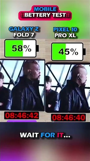 💀🔋 GALAXY Z FOLD 7 vs PIXEL 10 PRO FOLD BATTERY TEST!! ✨📈