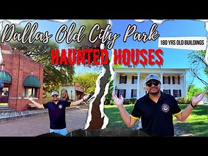 Unknowingly Explored a Haunted Houses in Dallas Oldest City Park (180-Year Mystery!) 😲👻