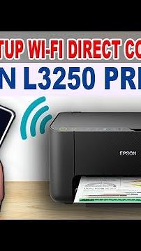 How to Connect Epson Eco Tank L3251 Printer throw Wifi