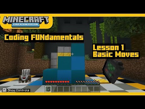 Minecraft Education Edition | Coding FUNdamentals Lesson 1 - Basic Moves