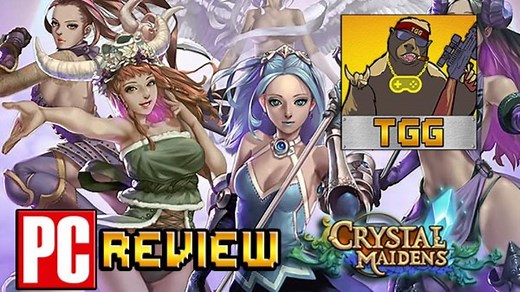 Crystal Maidens PC review - A truly fun and addicting  18 lewd fantasy RTS/RPG - TGG