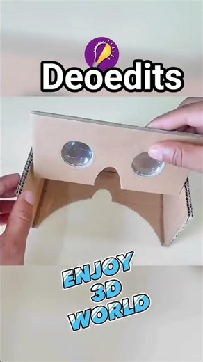 cardboard vr easy making at home very easy way