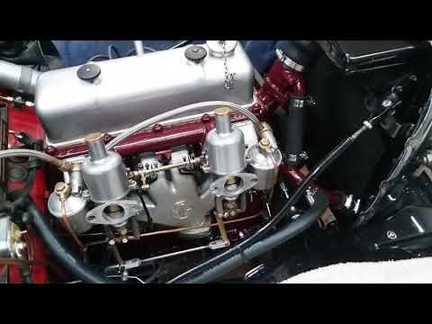 MG TD engine rebuild first run
