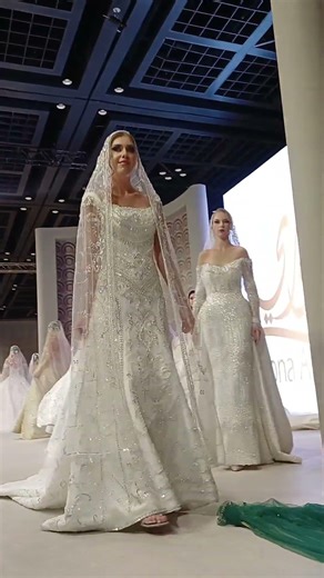 V20 - THE GULF BRIDE SHOW DUBAI معرض عروس الخليج - أجمل وأروع التصاميم #ytshorts #dubai