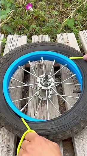 This is an easy tutorial for installing tires on rims using rope