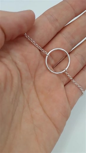 Sterling Silver O Ring Choker, Discreet Sub Day Collar - Etsy