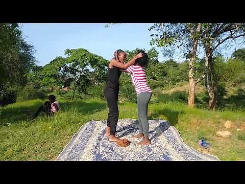Hair pulling | catfight | wrestling | village.