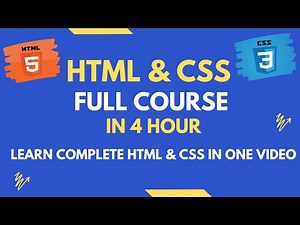 HTML and CSS Tutorial for Beginners | HTML and CSS Full Course in Hindi