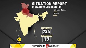 5.6K views · 171 reactions | Coronavirus cases in India rise to 724, with 17 deaths reported; Kerala worst-hit with 137 cases. | WION | Facebook