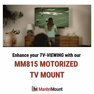 ✨Experience the magic of our MM815 Motorized Drop Down and Swivel TV Mount... a gem that we cherish and our customers rave about! You'll be wondering how you ever lived without it!  https://bit.ly/MantelMount815 | MantelMount | Facebook