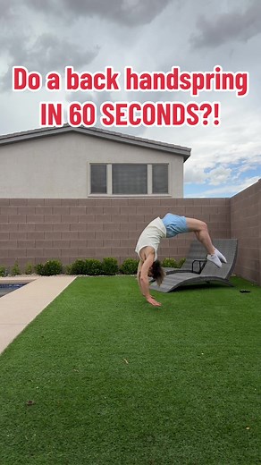 How to Do a Back Handspring: Quick 60-Second Tutorial