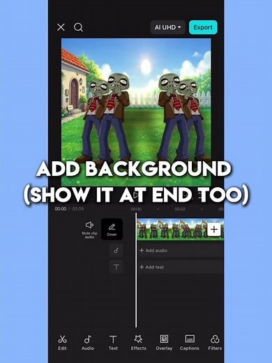 Tutorial on Plants vs Zombies trend dance (On your lawn funk ai dance) in CapCut #editor #capcut