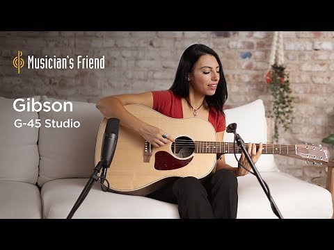 Gibson G-45 Studio Acoustic-Electric Guitar Demo - All Playing, No Talking