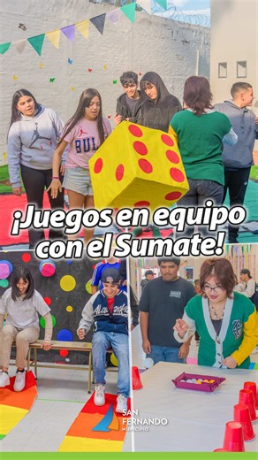 ¡JUEGOS EN EQUIPO CON LOS CHICOS Y CHICAS DE SUMATE! 🎉 ¡Cómo se divirtieron! En nuestro programa de apoyo y contención a jóvenes de escuelas secundarias organizamos unas actividades para compartir y ganarse premios. Estos momentos en los que lo pasan tan bien, los van a atesorar para siempre. En el Programa ‘Sumate’ brindamos la oportunidad a jóvenes de 13 a 17 años de encontrarse, realizar actividades educativas y complementarlas con juegos, campamentos, oficios y más propuestas como informáti