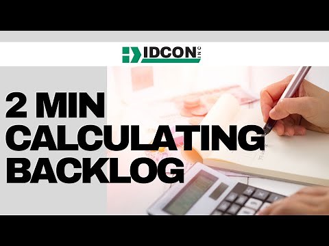 Calculating The Maintenance Backlog