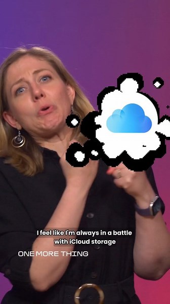 One more thing - no more battling iCloud storage