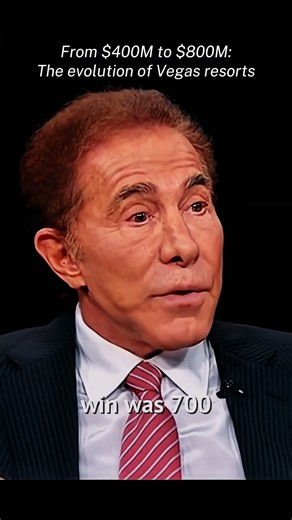 From $400M to $800M: The evolution of Vegas resorts. #lasvegas #stevewynn