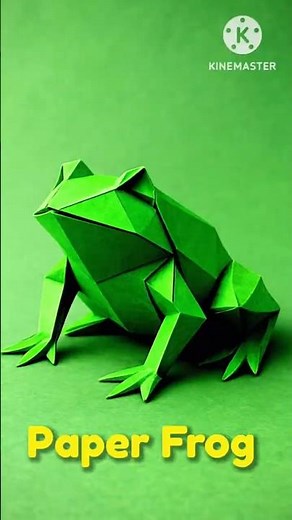 🐸 Easy Paper Frog Craft | Jumping Frog Origami Tutorial