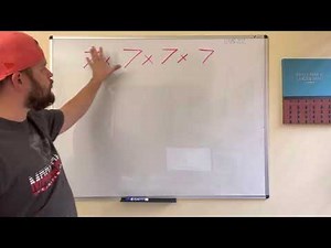 How to write an expression in expanded form, and rewrite it in exponential form