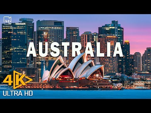 FLYING OVER AUSTRALIA (4K UHD) - Top 10 Stunning Australian Scenes Seen From Above | 4K VIDEO UHD