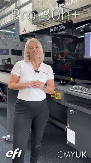 EFI Pro 30h+ Flatbed/Roll-fed UV-LED Printer
