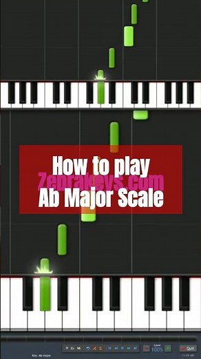 How to play Ab Major Scale