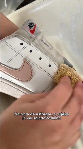 Como limpar tênis branco rápido e fácil