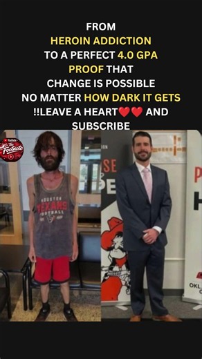 From Heroin Addiction to a Perfect 4 0 GPA… Proof Change Is Possible No Matter What 🔥🙌❤️ #shorts
