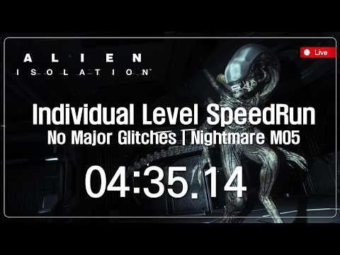 Alien Isolation Nightmare M5 Speed Run IL NMG, 04:35.14 (New Record)