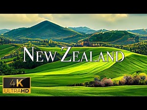 FLYING OVER NEW ZEALAND (4K Video UHD) - Peaceful Music With Beautiful Nature Film For Relaxation