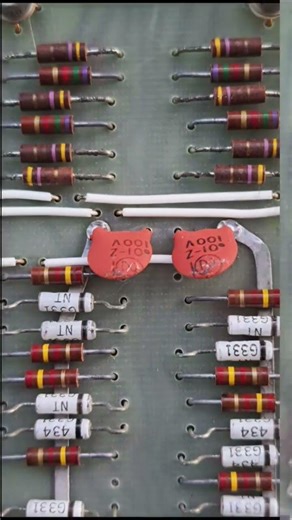 1964 Univac Plug-in Module #DreamTrackAI #vintagetechnology #vintageelectronics #vintagecomputing