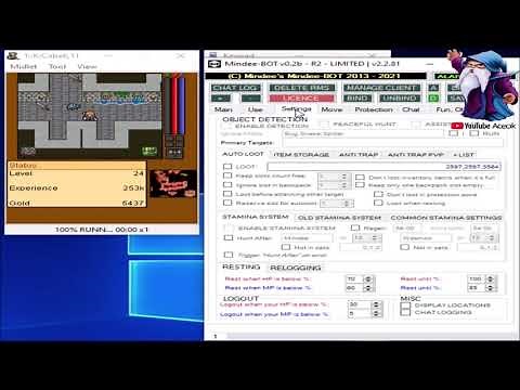 Cara Pakai Bot Mindee v2.2.81 [TibiaME]