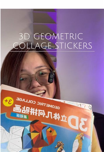 Creative Ideas for 3D Geometric Collage Stickers