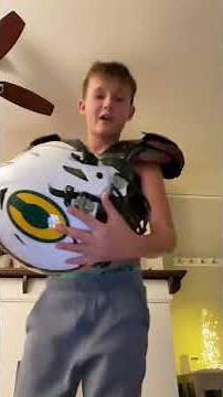How to put on football pads and helmet