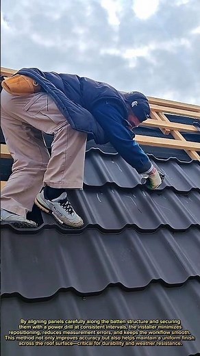 This Roofer’s Smart Fastening Trick Will Blow Your Mind 🤯 | Faster Metal Roof Installation!