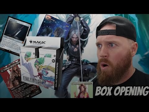 Final Fantasy Collector box opening.