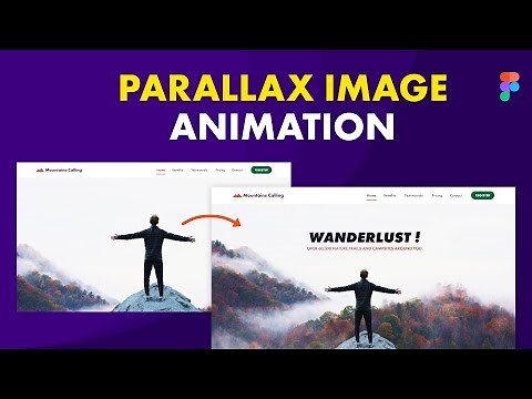 Figma Parallax Image Animation Using Smart Animate — 📎 With Practice File