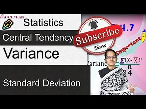 Variability - Variance and Standard Deviation (Difference b/w using N and N-1) | Statistics Video Lecture | Crash Course for UGC NET Population Studies