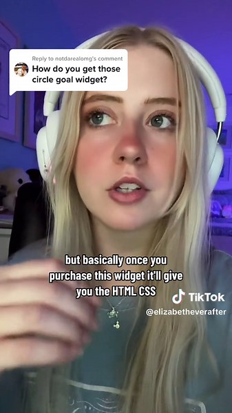Replying to @notdarealomg I love this daily goal widget! 🩷 Super easy to customize and set up, and I just think it looks so clean! #elizabetheverafter #twitchstreamer #contentcreator #twitchtok7 #streamer #tutorial #obsstudio #streamsetup #tiktokstreamer #twitchtok #twitch