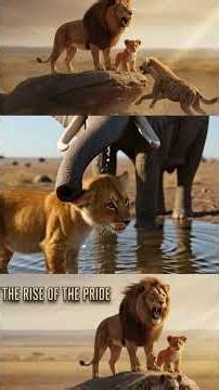THE RISE OF THE KING #epicanimalstory #lionking #epicwildlife #hyperrealisticcgi #wildlifeshortfilm